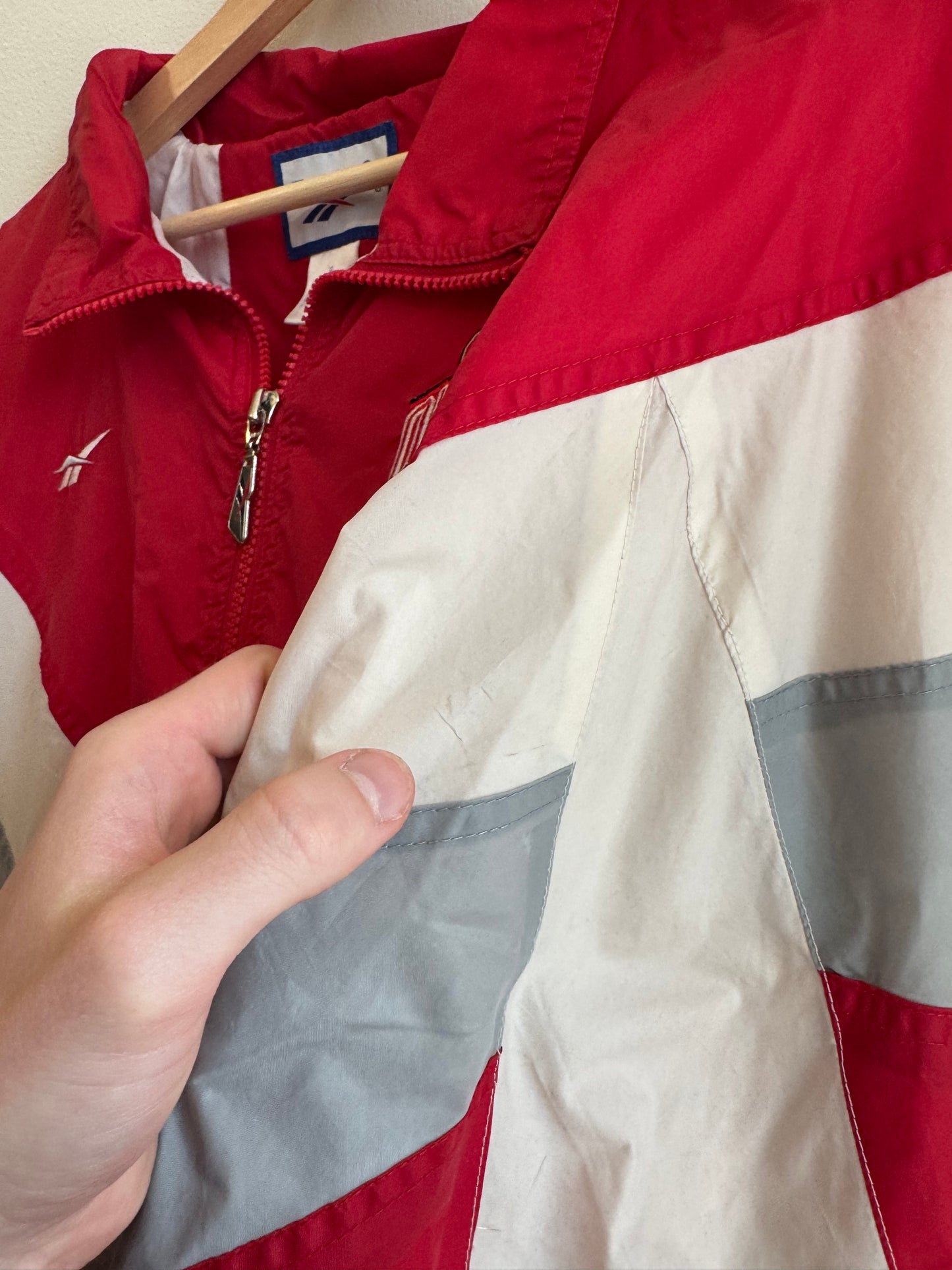 90s Ohio State (OSU) Vintage Reebok Windbreaker (XL)