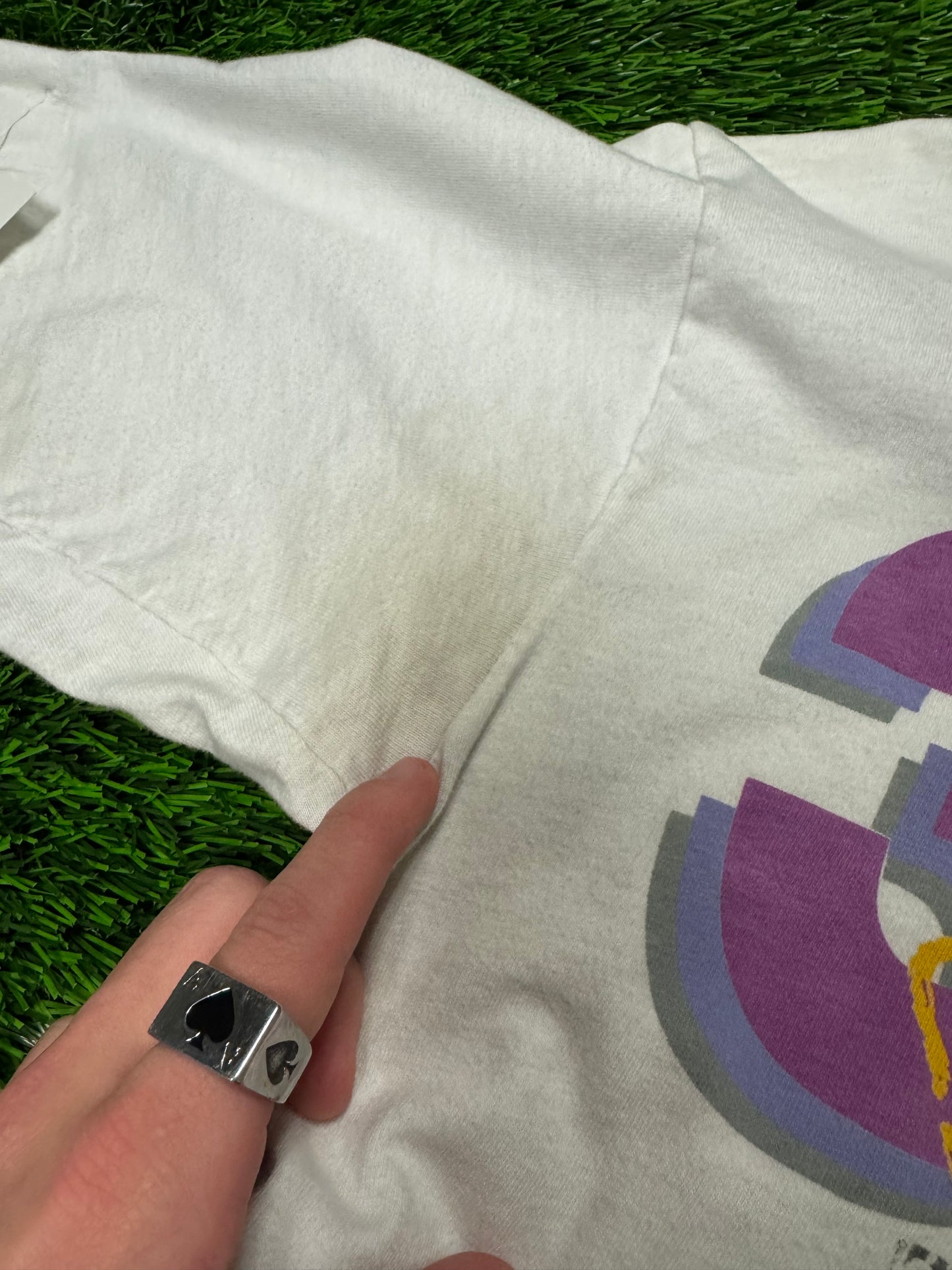 90s Los Angeles Lakers 3 Peat "Team of the 80s" Vintage NBA Tee (L)