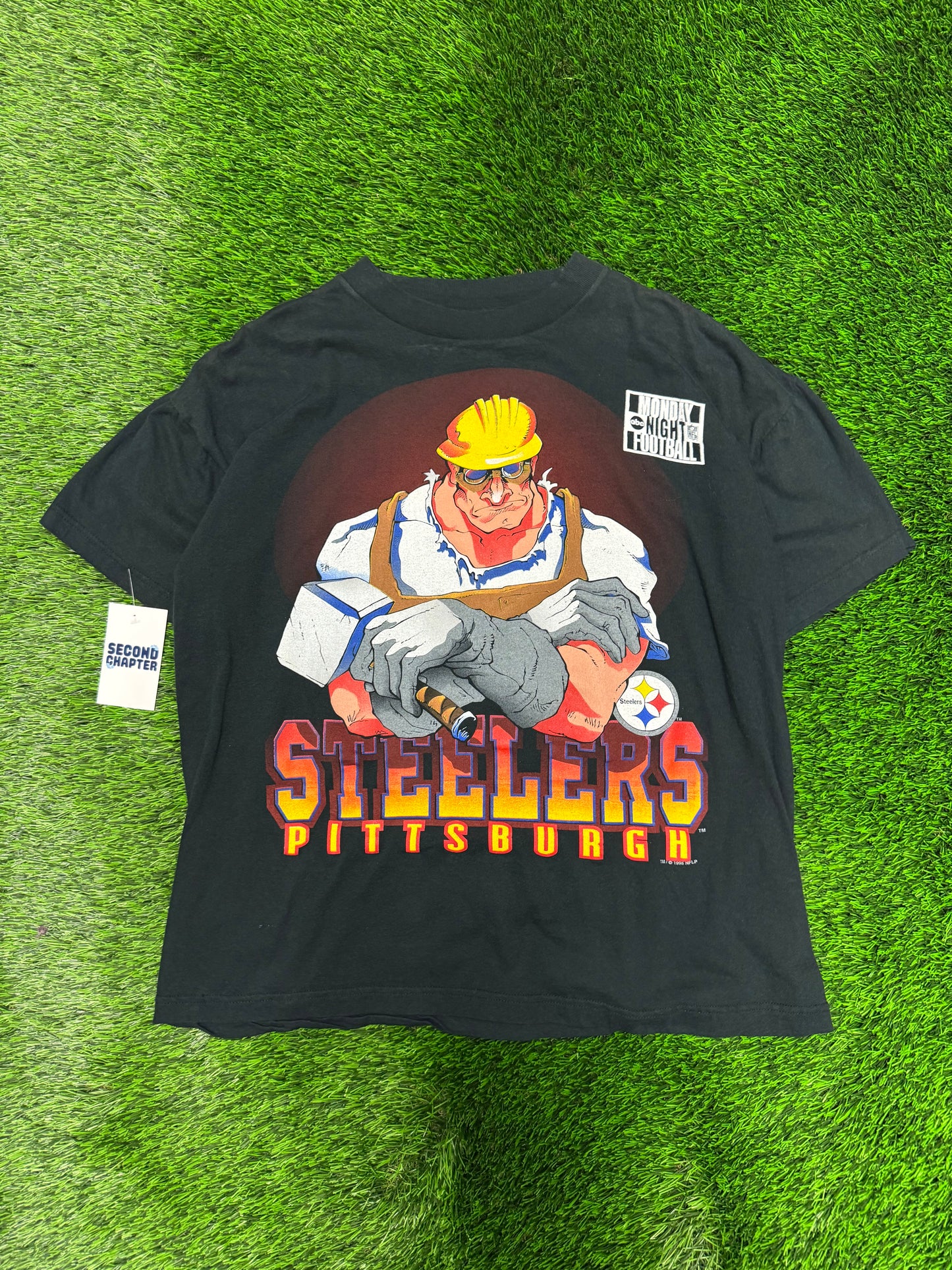 1998 Pittsburgh Steelers Monday Night Football Tee (M)