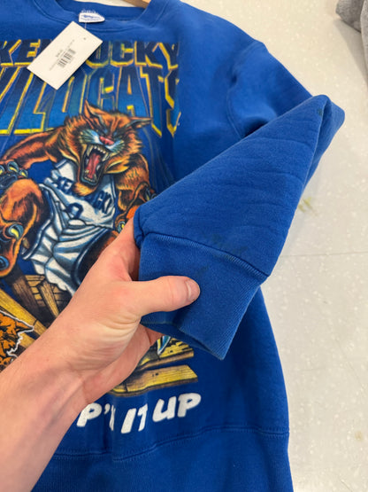 90s Kentucky Wildcats Salem Crazy Graphic Crewneck (M)