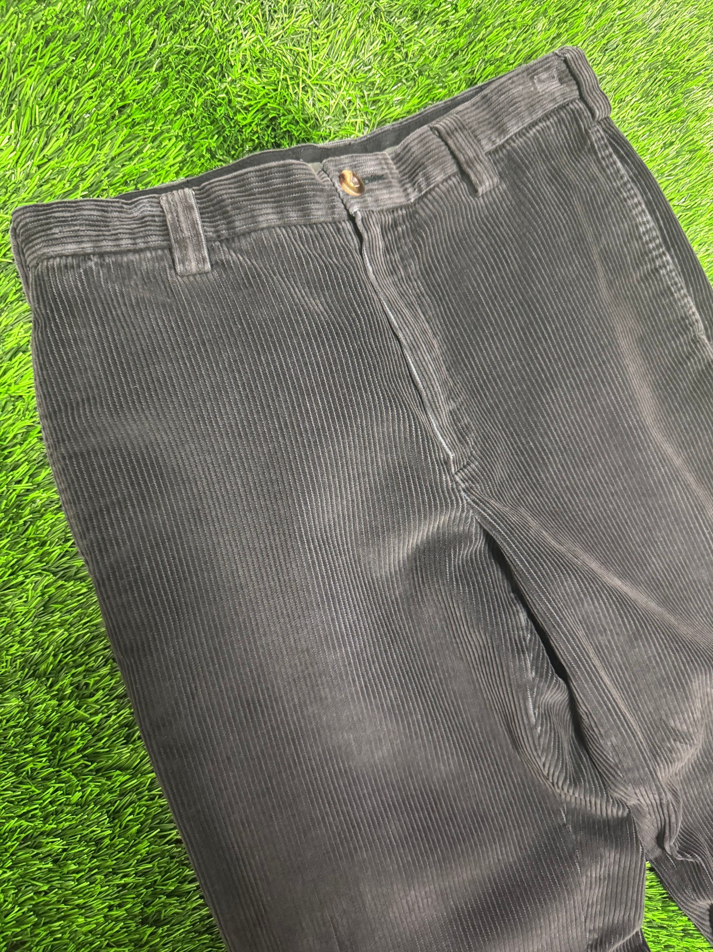 90s LL Bean Vintage Black Corduroy Pants (31 x 30)