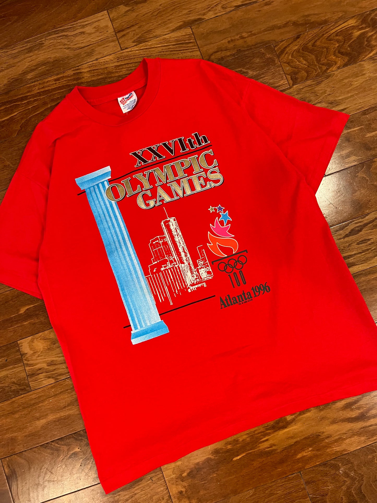 1996 Atlanta Olympics Deadstock Red Tee (XL)
