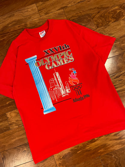 1996 Atlanta Olympics Deadstock Red Tee (XL)