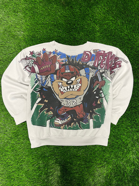 1994 Taz Defense Football AOP Crewneck (XL)