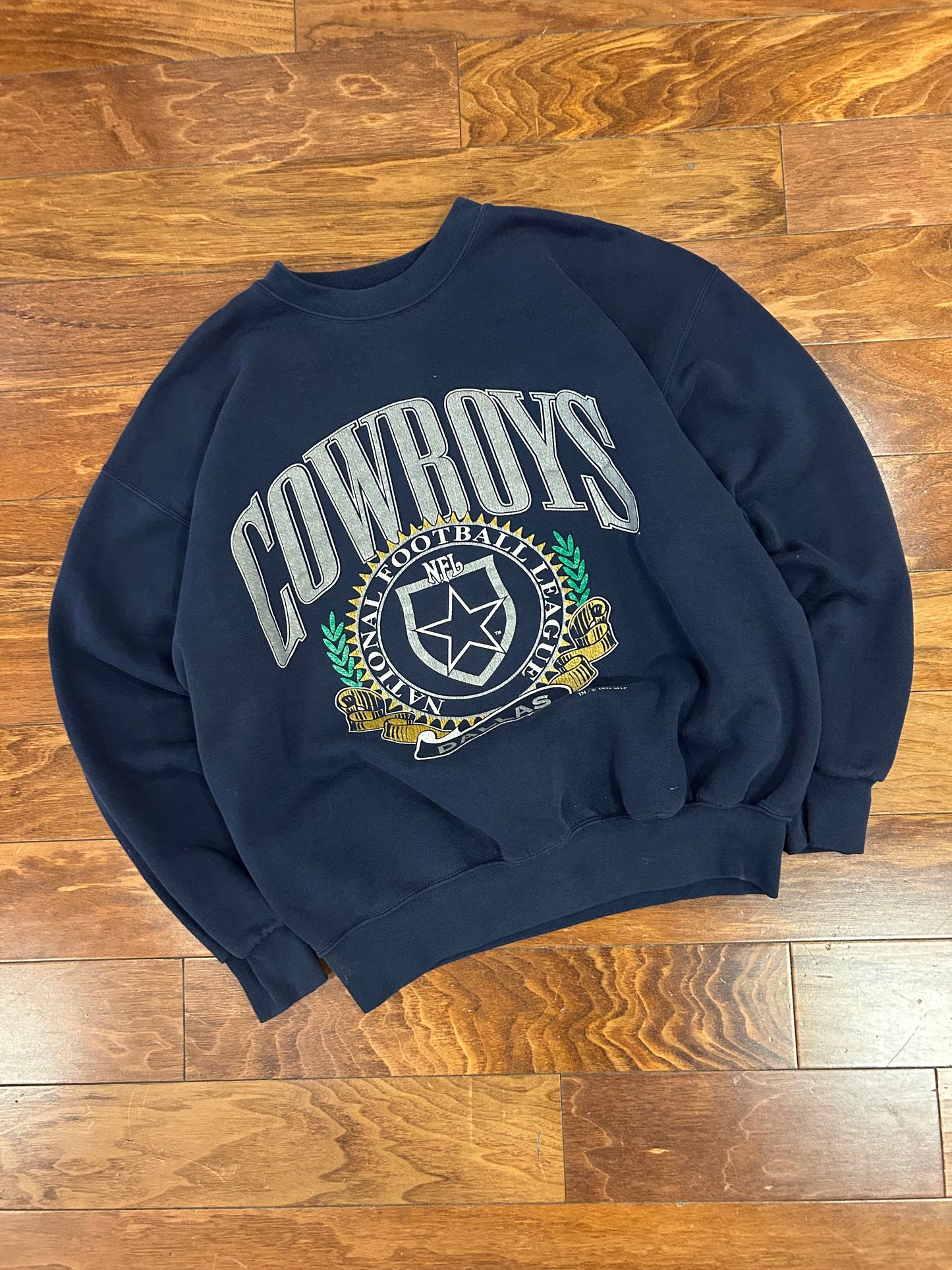 1993 Dallas Cowboys Nutmeg Navy Crewneck (L)
