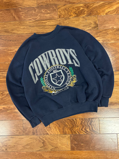 1993 Dallas Cowboys Nutmeg Navy Crewneck (L)