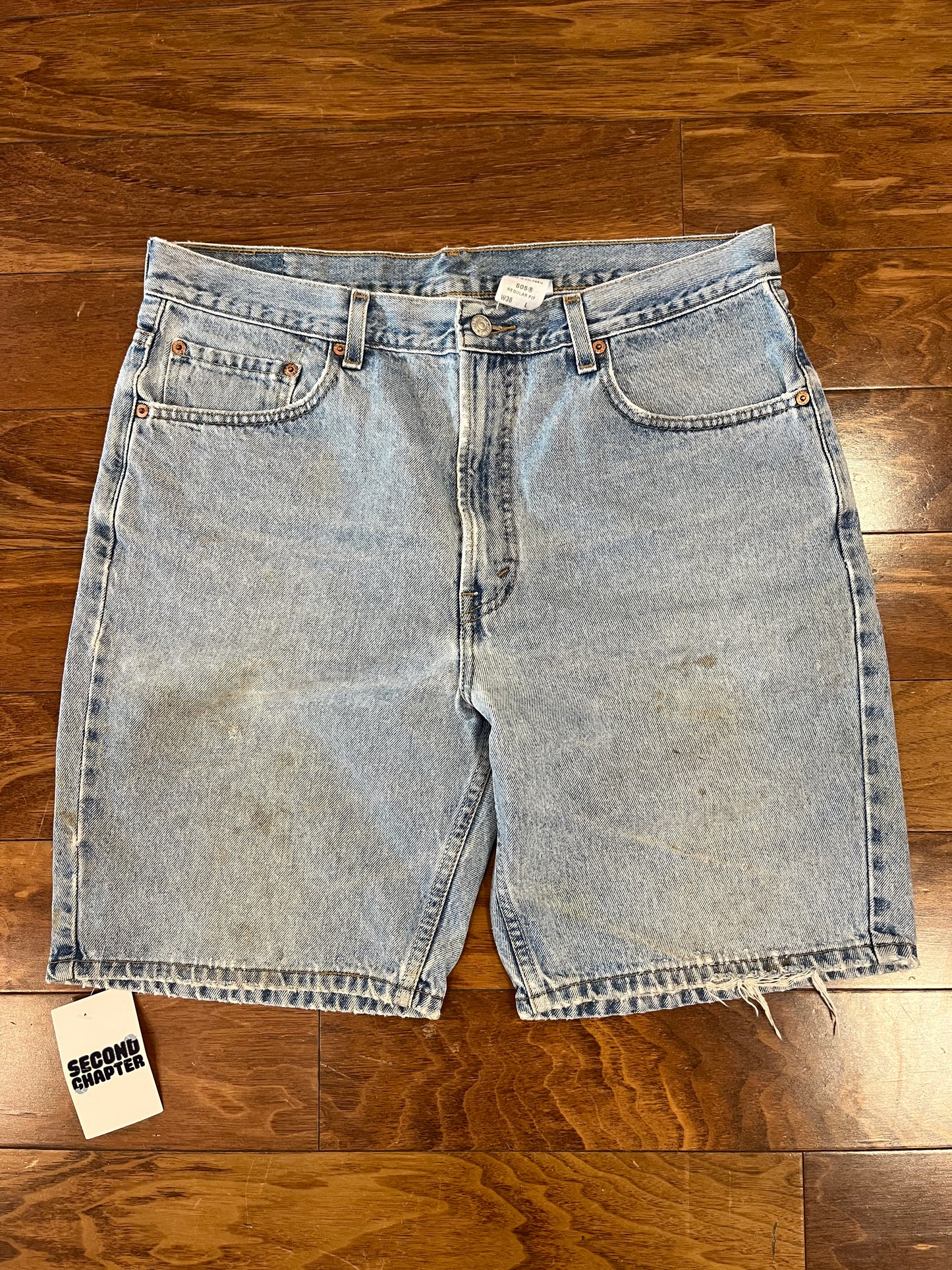 2003 Levi's 505 Blue Shorts (36)