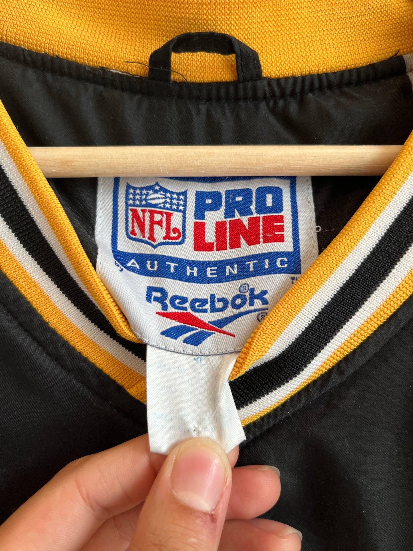 90s Pittsburgh Steelers Reebok Pullover Windbreaker (XL)