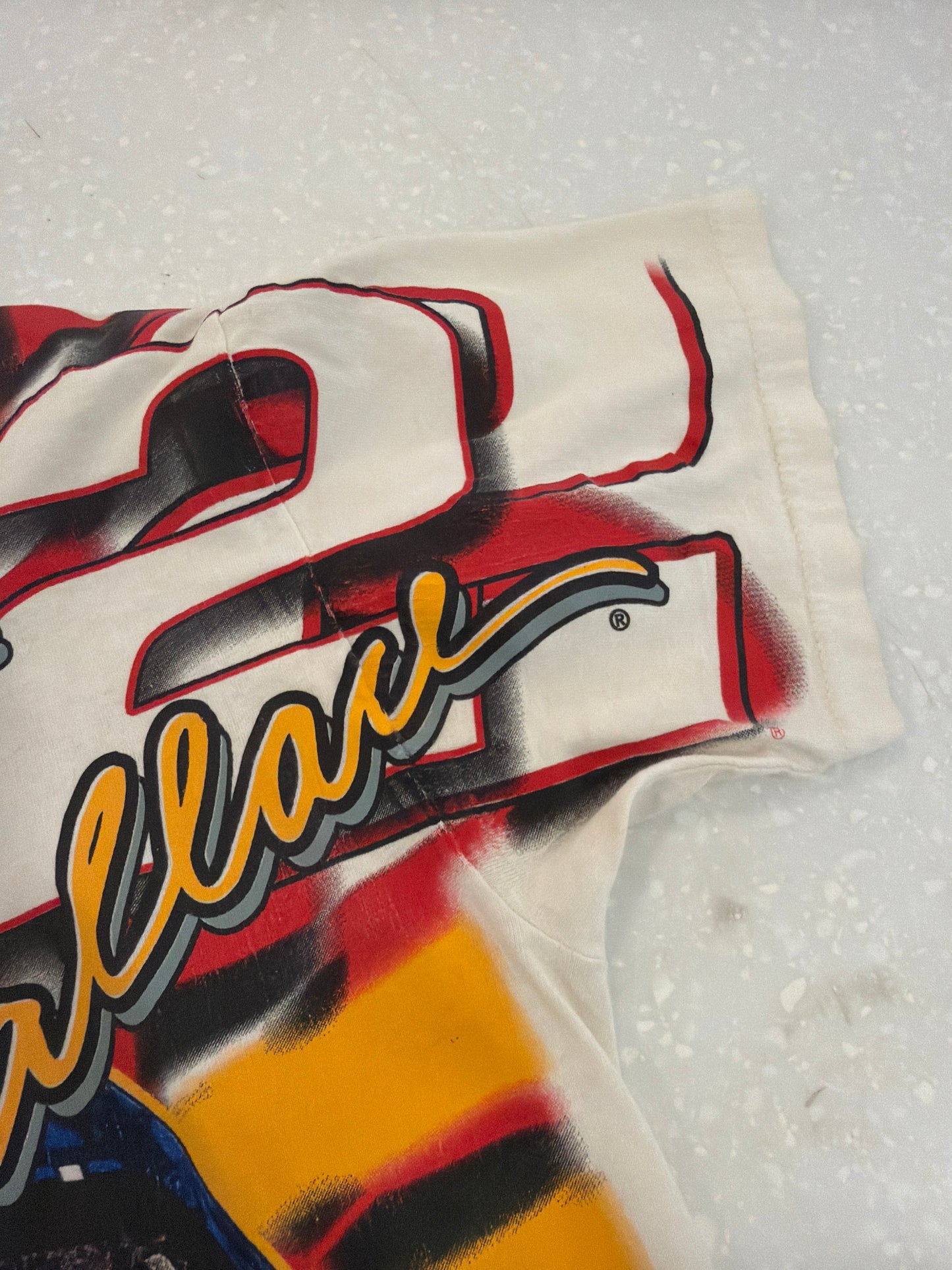 00s Miller Lite Rusty Wallace Nascar AOP Tee (M)