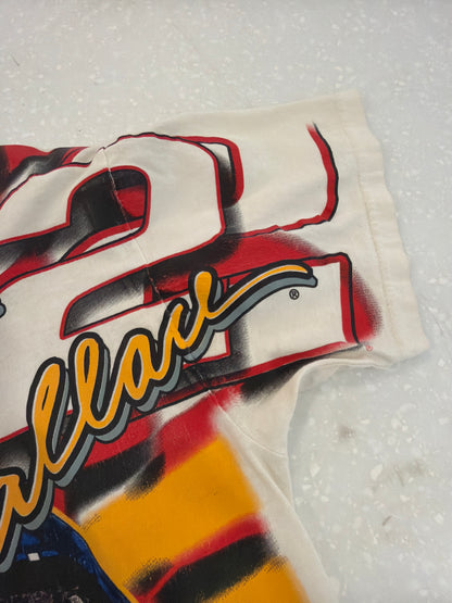 00s Miller Lite Rusty Wallace Nascar AOP Tee (M)