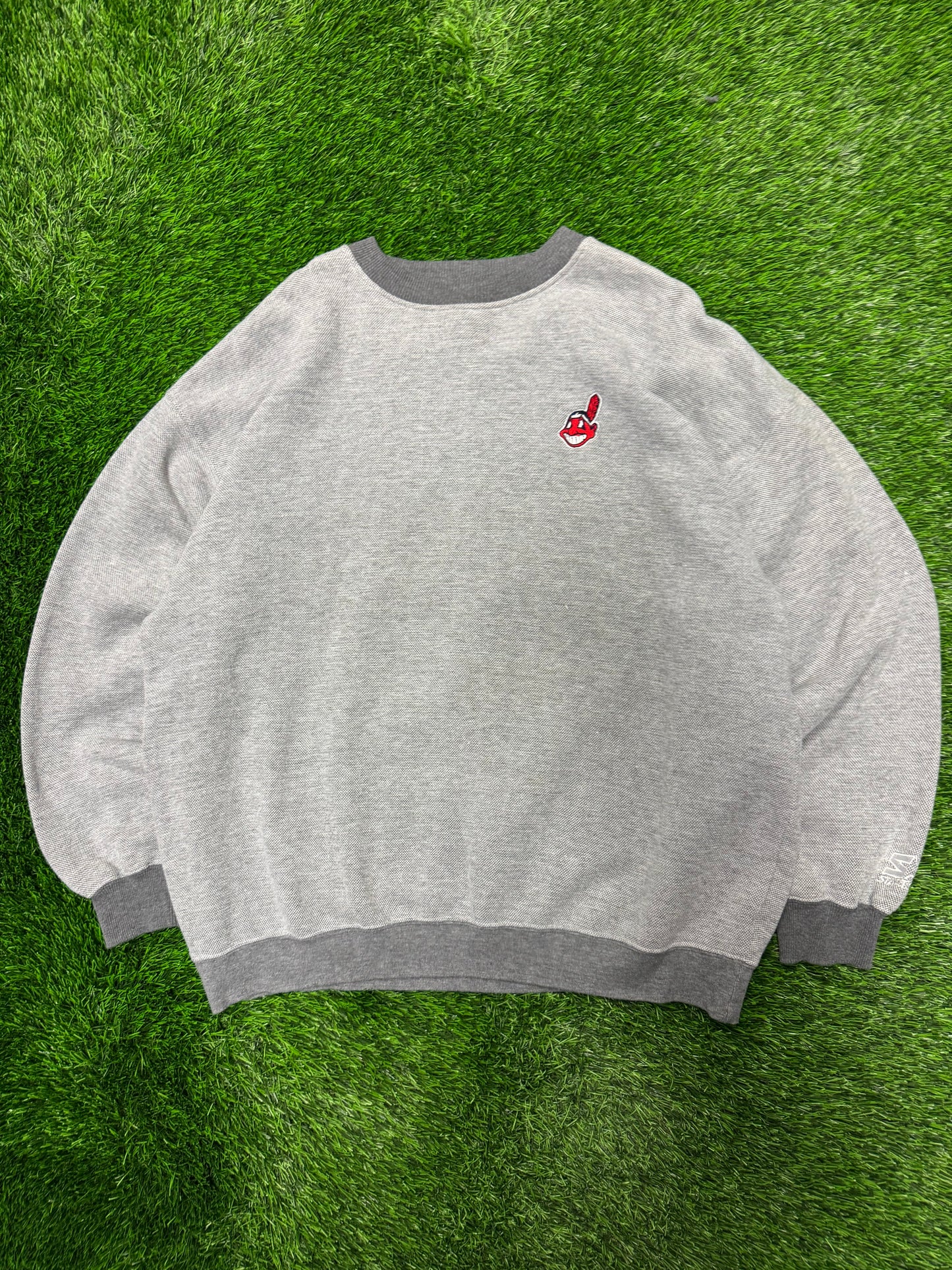 90s Cleveland Indians Starter Essential Grey Crewneck (XL)