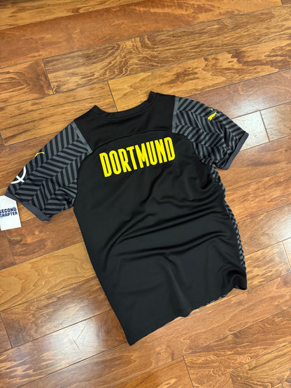 Borussia Dortmund Puma Black Soccer Third Jersey 2021-22 BVB Kit (S)