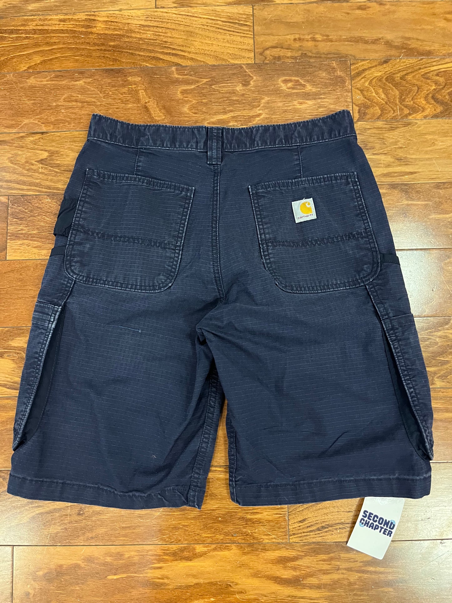 Carhartt Navy Cargo Shorts (31)