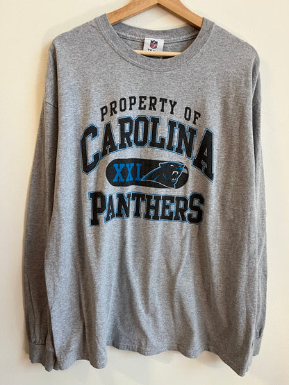 2010s Property of Carolina Panthers Long Sleeve Shirt (XL)