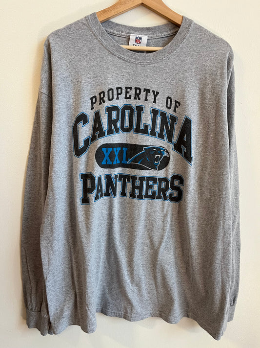 2010s Property of Carolina Panthers Long Sleeve Shirt (XL)
