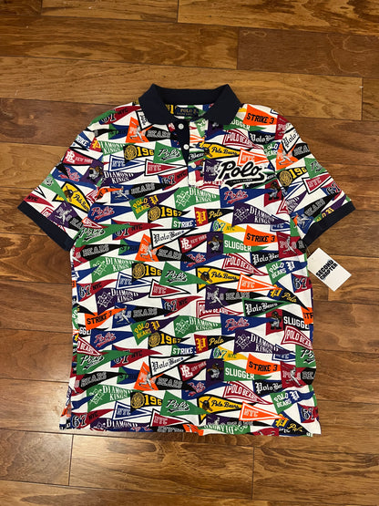 2010s Polo Ralph Lauren Bear Pendent Shirt (M)