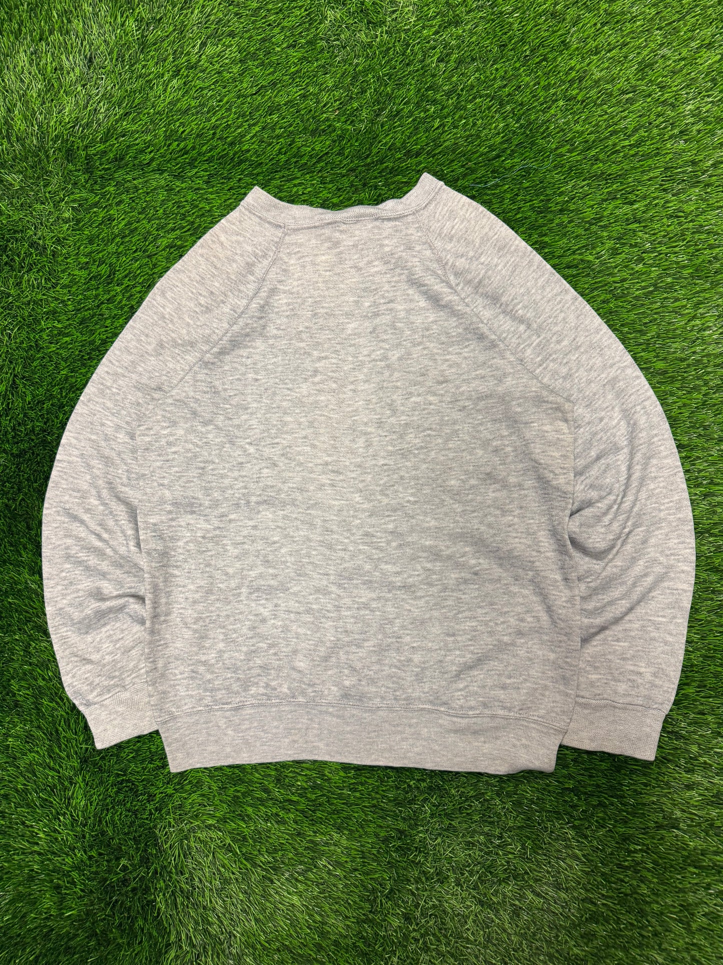 1986 Boston Celtics "Boston's Best Six Pack" Grey Vintage Bassett-Walker NBA Caricature Crewneck (L)