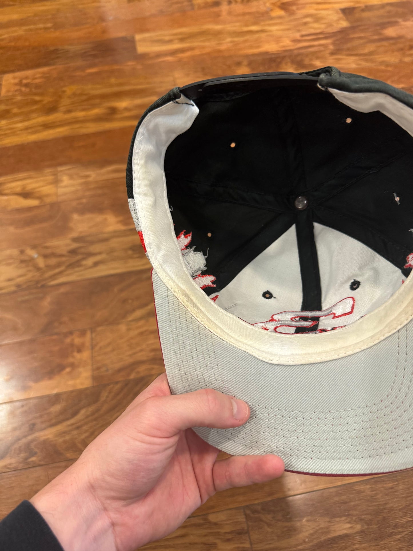 90s Dale Earnhardt Flames Faded Nascar Hat (OS)