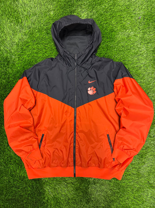 Clemson University Nike Full Zip Windbreaker (XXL)