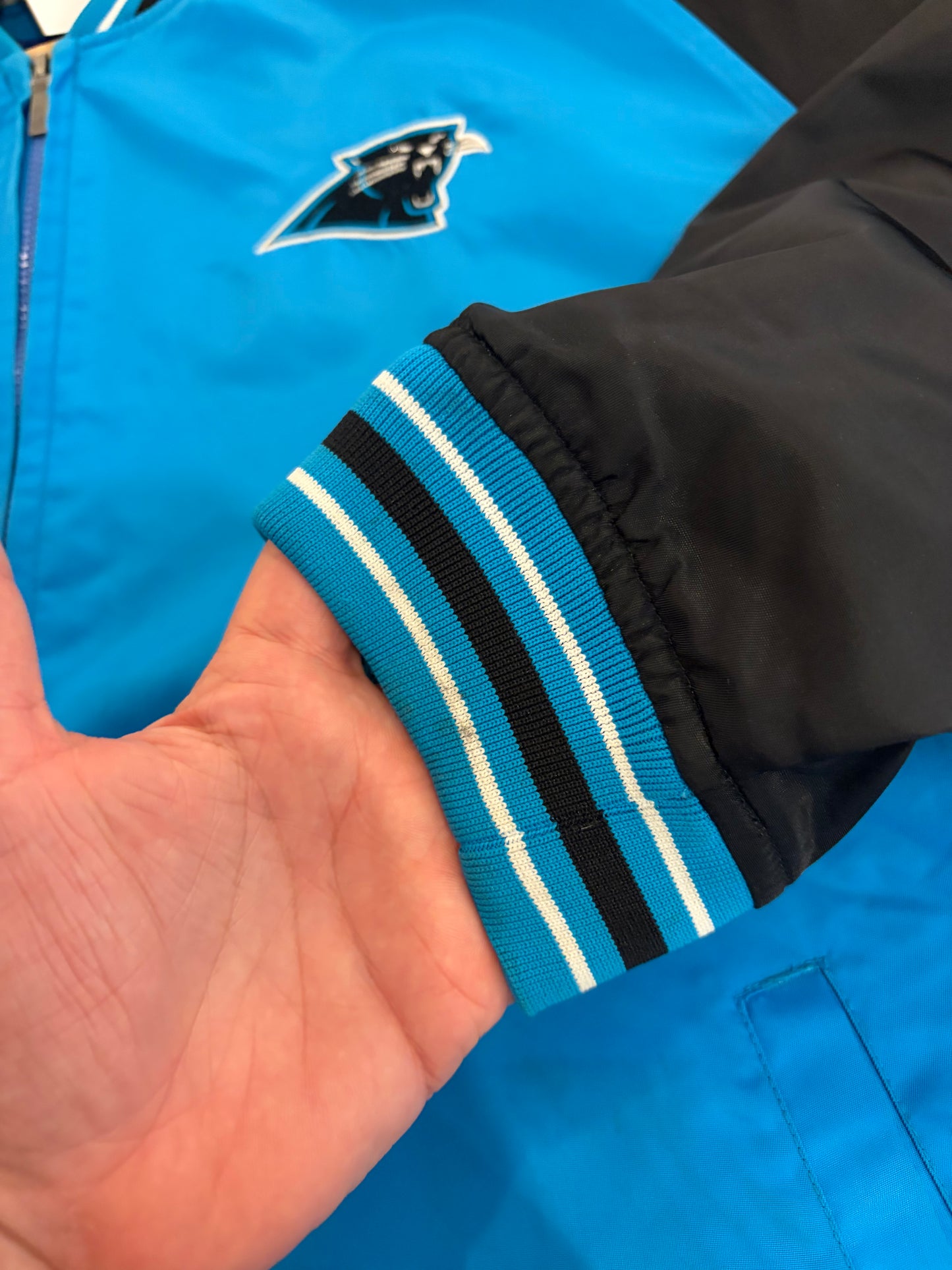 00s Carolina Panthers Reebok Hooded Jacket (XL)