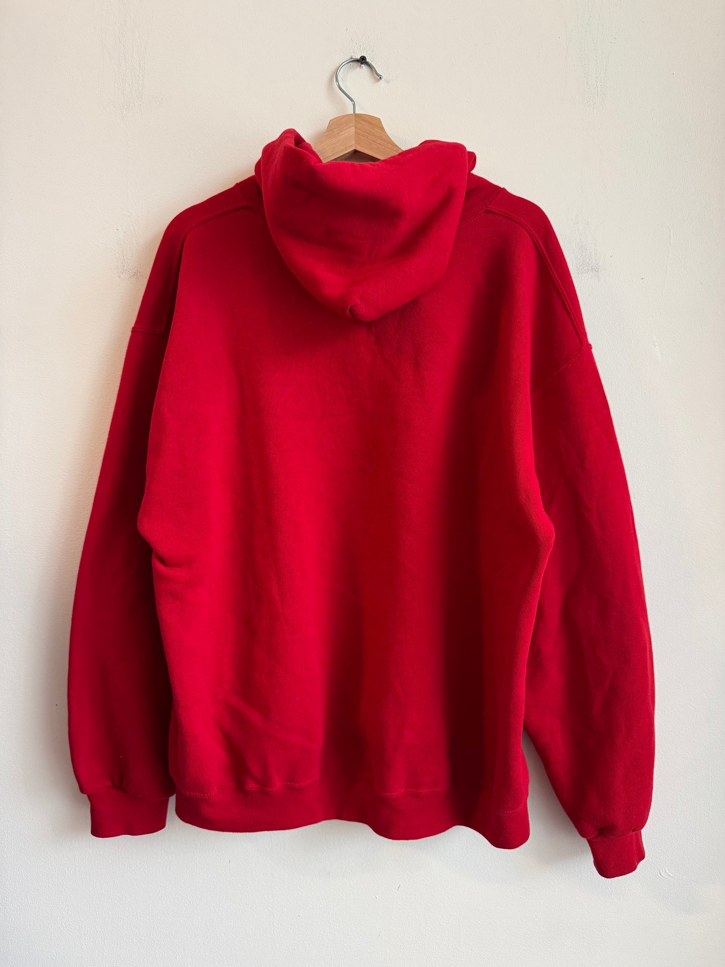 2000s NC State Wolfpack Russell Athletics Red Hoodie (L)