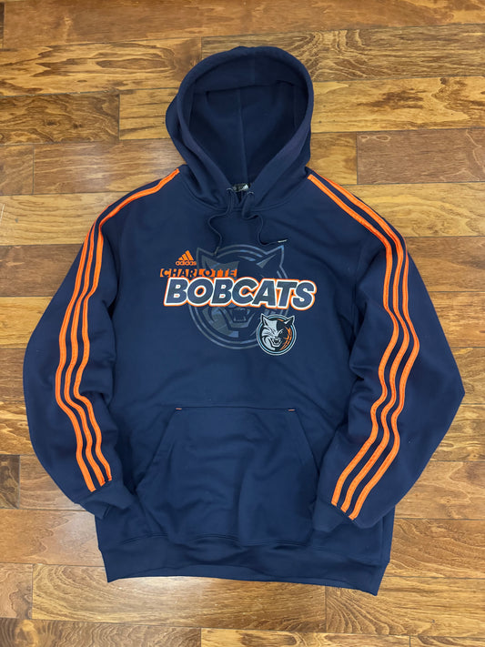 00s Charlotte Bobcats Adidas Hoodie (L)