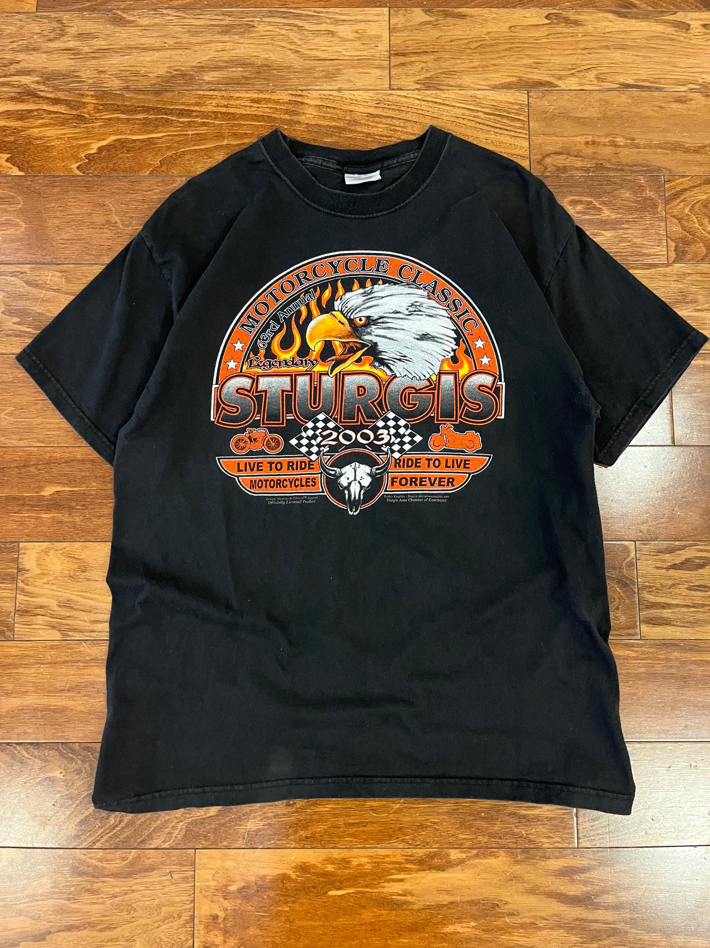 2003 Sturgis Motorcycle Classic Tee (L)