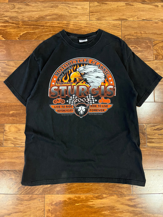 2003 Sturgis Motorcycle Classic Tee (L)