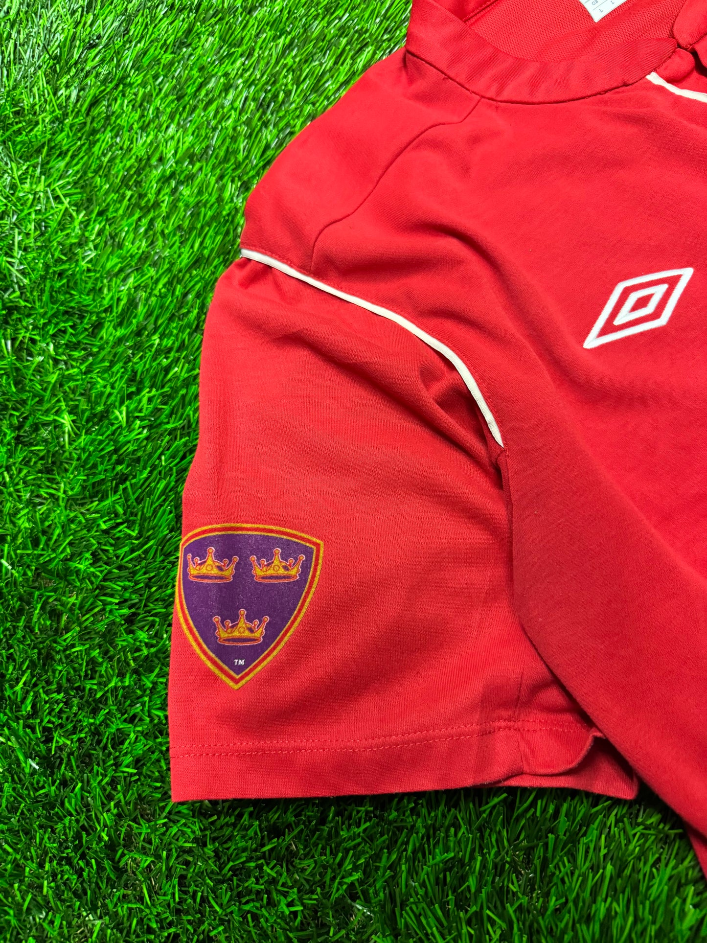 Orlando City Umbro Red Soccer Jersey 2011-12 USL Pro Kit (L)