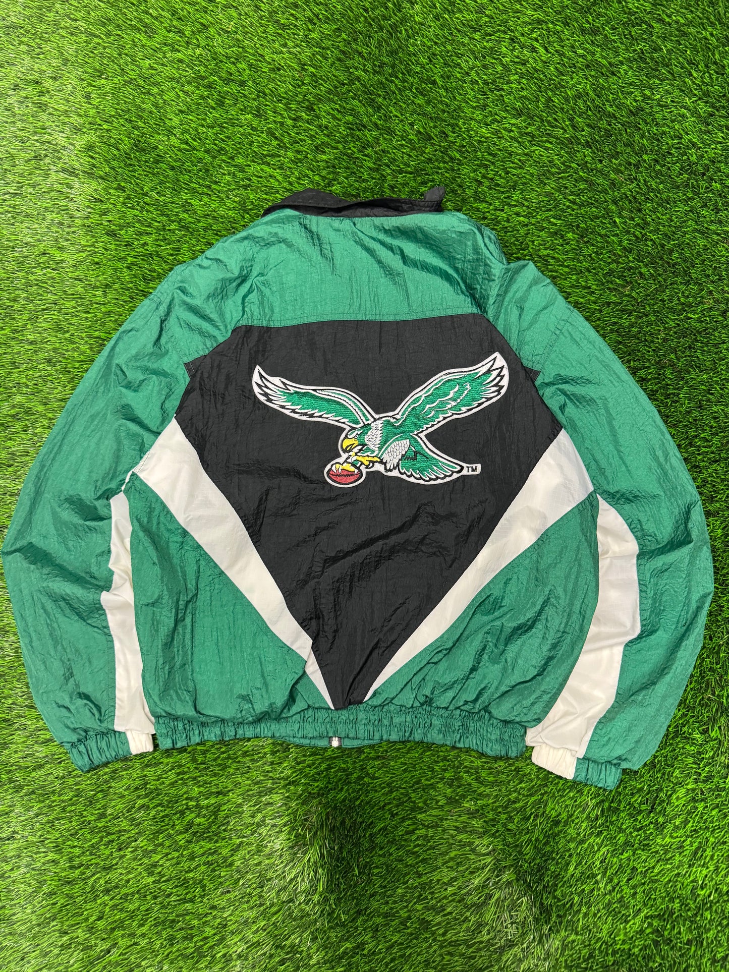 90s Philadelphia Eagles Triple Fat Goose Windbreaker (M)