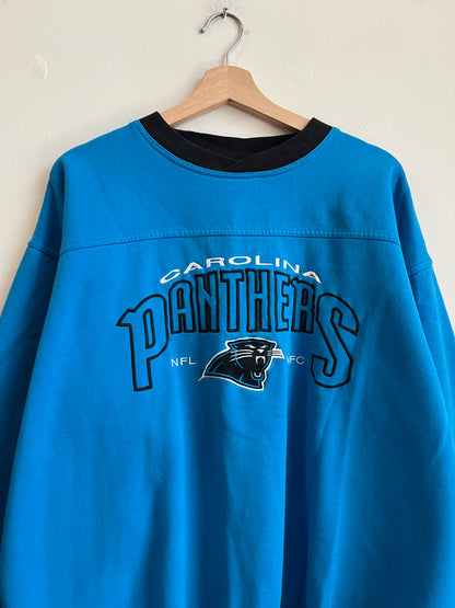 90s Carolina Panthers Blue Lee Embroidered Crewneck (L)