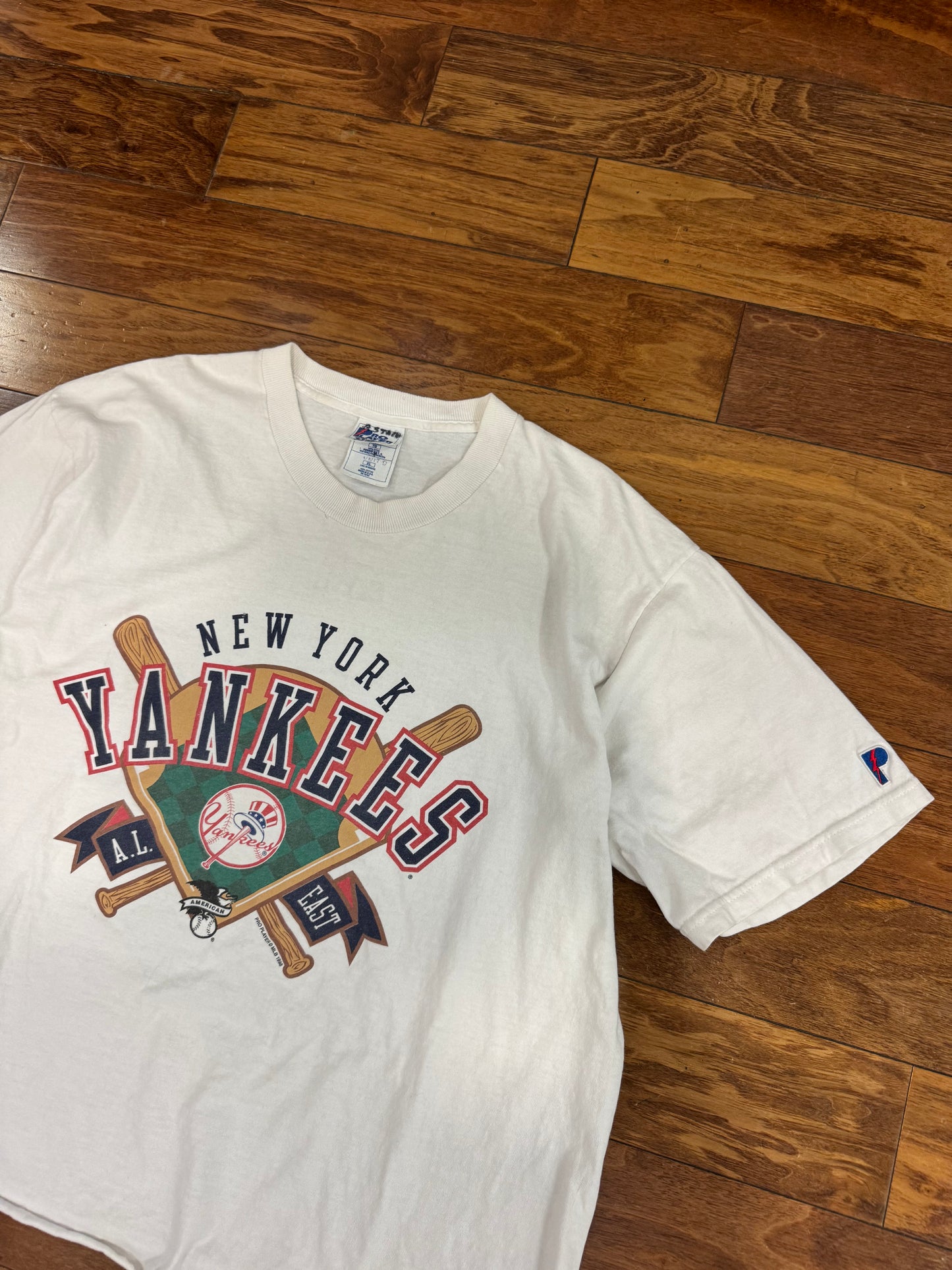 1998 New York Yankees Vintage Pro Player Cropped Tee (XL)