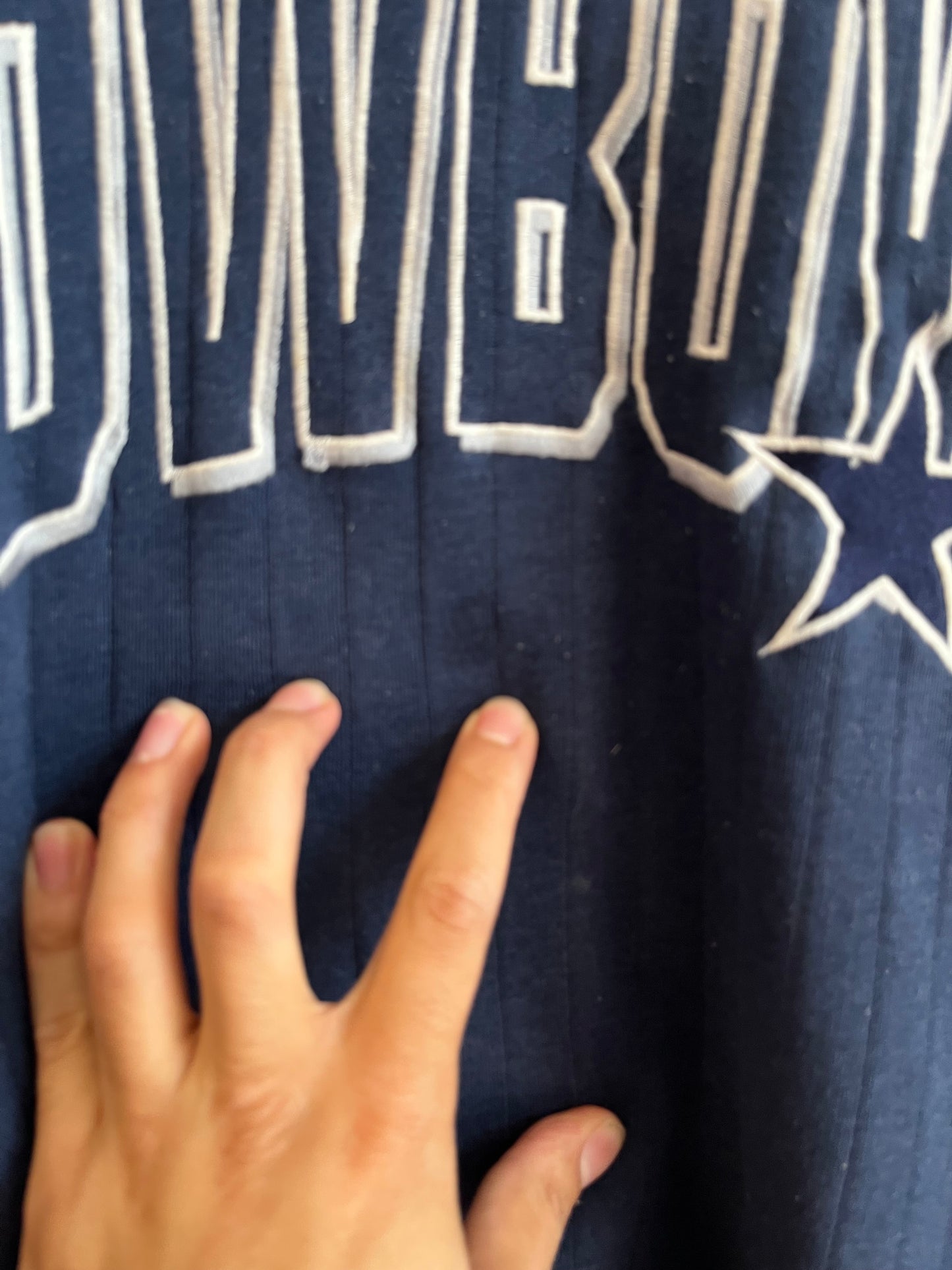 90s Dallas Cowboys Vintage Starter Spell Out Crewneck (L)