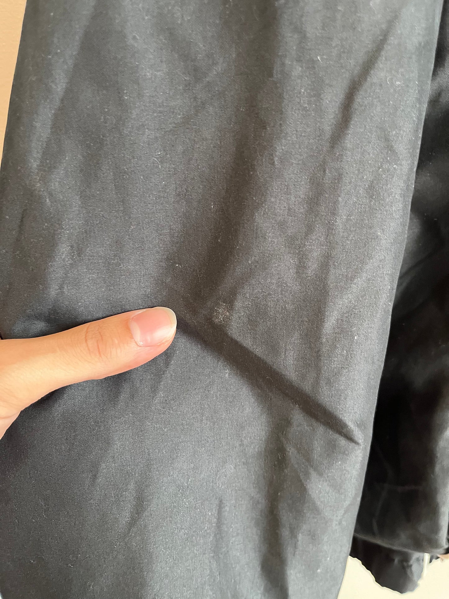 00s Carolina Panthers Cat Scratch Black Windbreaker (XL)