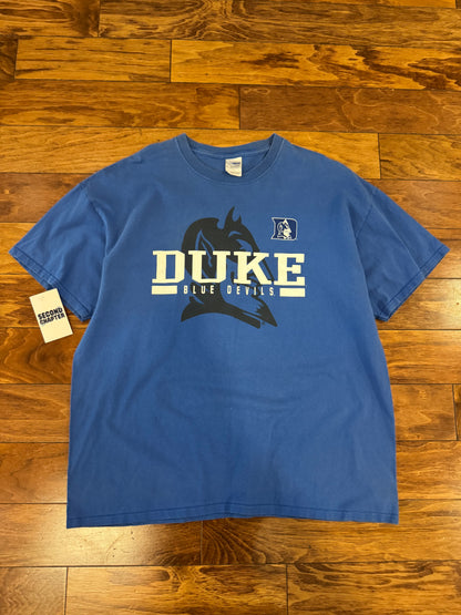00s Duke Blue Devils Big Mascot Tee (XL)