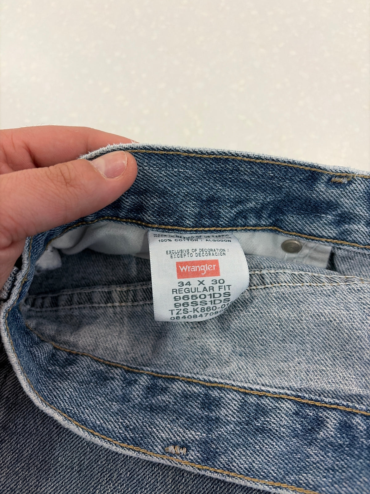 00s Wrangler Faded Shorts (34)