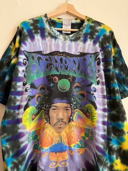 1997 Jimmy Hendrick Tie Dye Band Music Tee (XL)