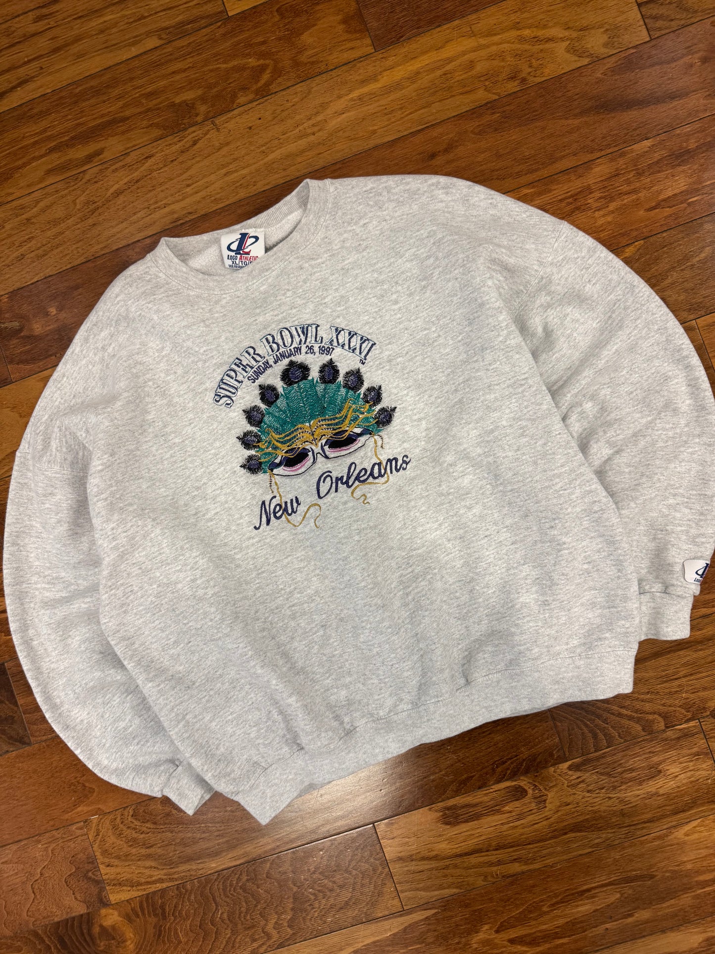 1997 Green Bay Packers Super Bowl XXXI Vintage Crewneck (XL)