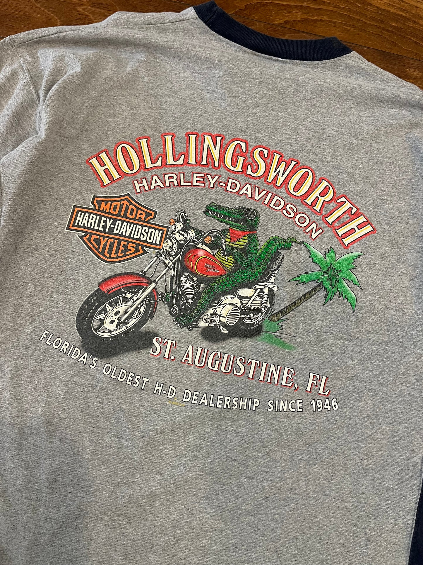 2001 Harley St Augustine Two Tone Tee (XXL)