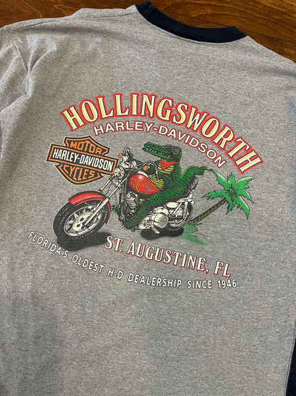 2001 Harley St Augustine Two Tone Tee (XXL)