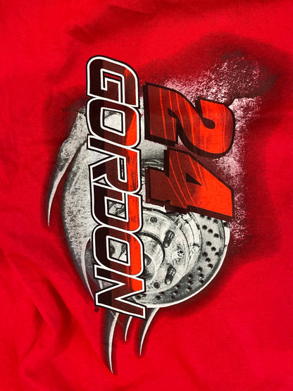 00s Jeff Gordon Red Nascar Tee (L)