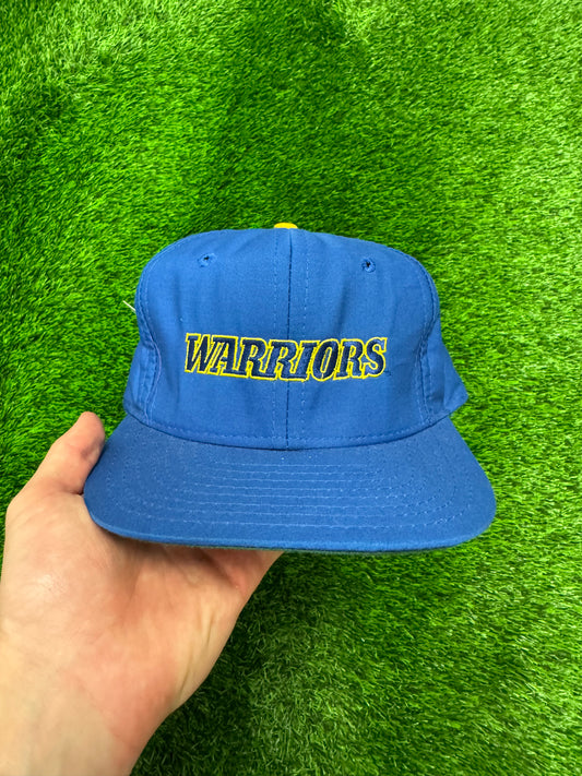 90s Golden State Warriors Spell Out Vintage NBA Snapback Hat (OS)