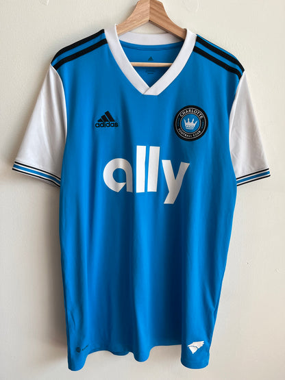 2022 Adidas Charlotte FC Anton Walkes Number 5 Jersey (L)