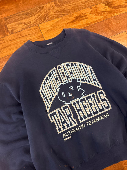 90s UNC Thrashed Vintage Russell Crewneck (XL)
