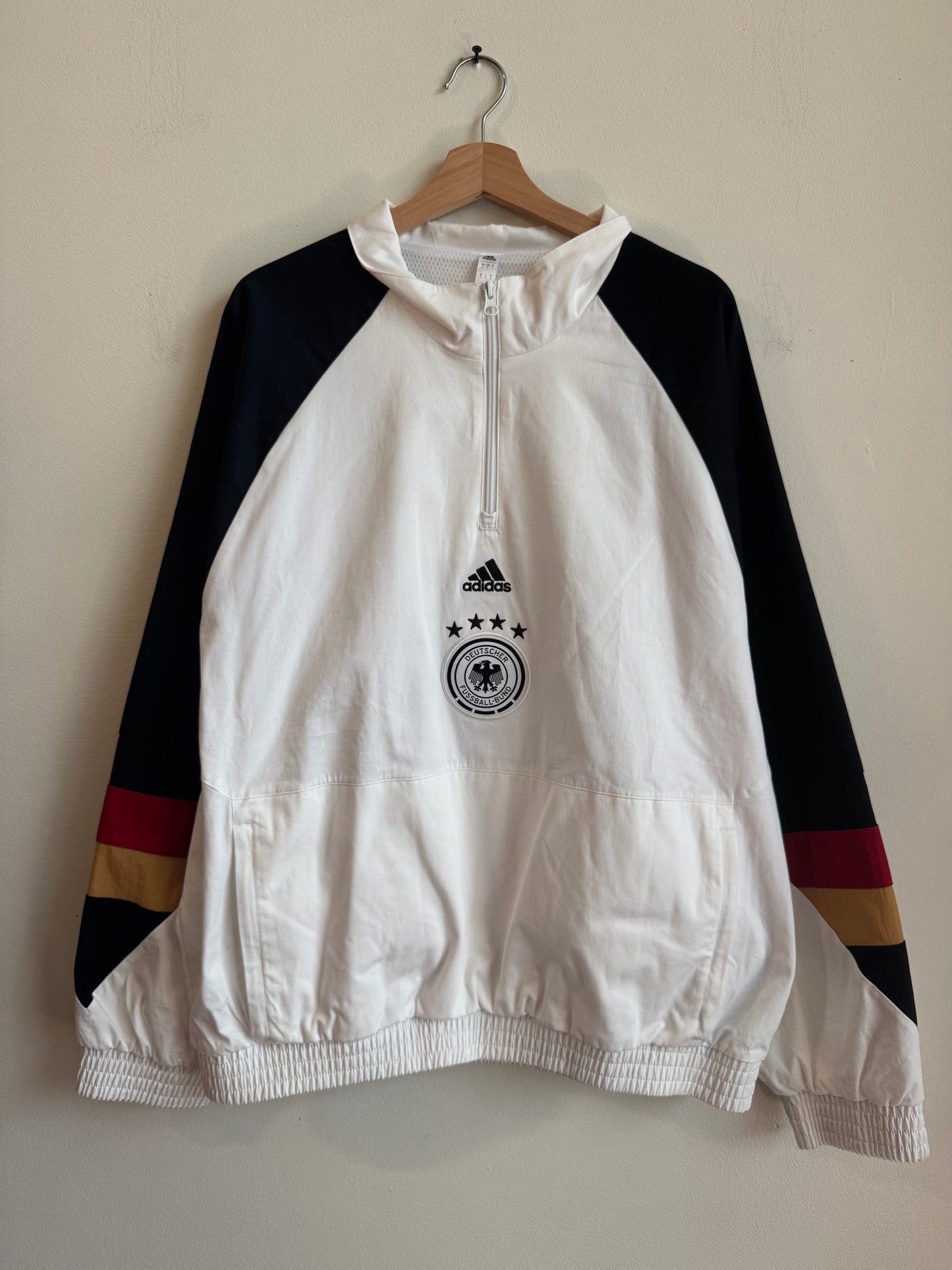 2022 Germany Soccer Adidas Quarter Zip Jacket (L)