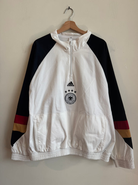 2022 Germany Soccer Adidas Quarter Zip Jacket (L)