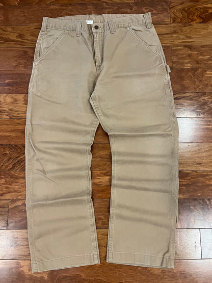 2017 Carhartt Tan Carpenter Pants (36 x 30)