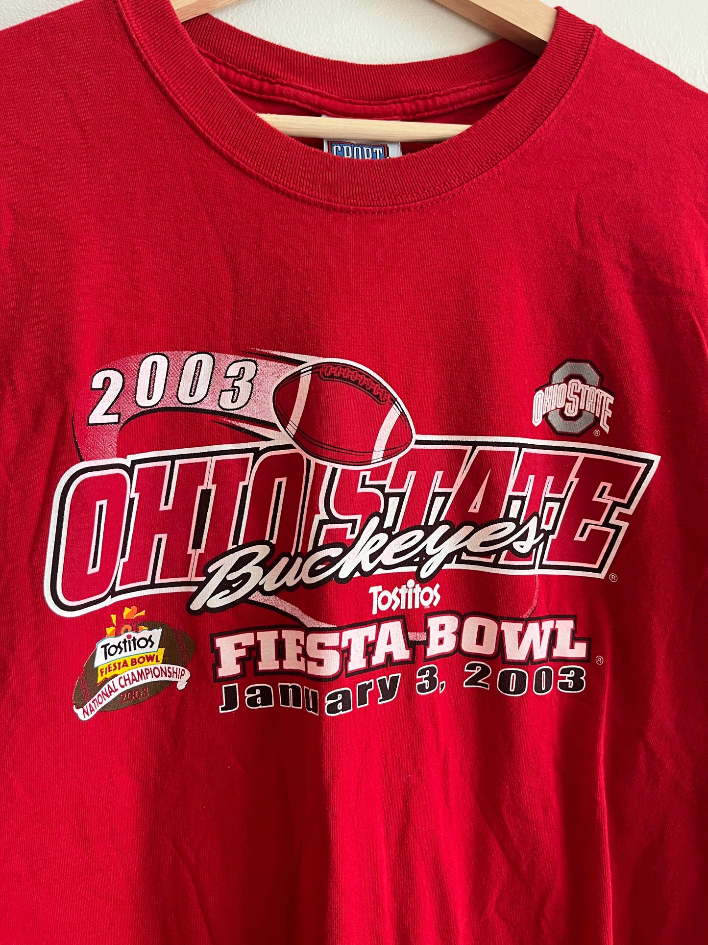 2003 Ohio State Sport Attack Red Tee (XL)