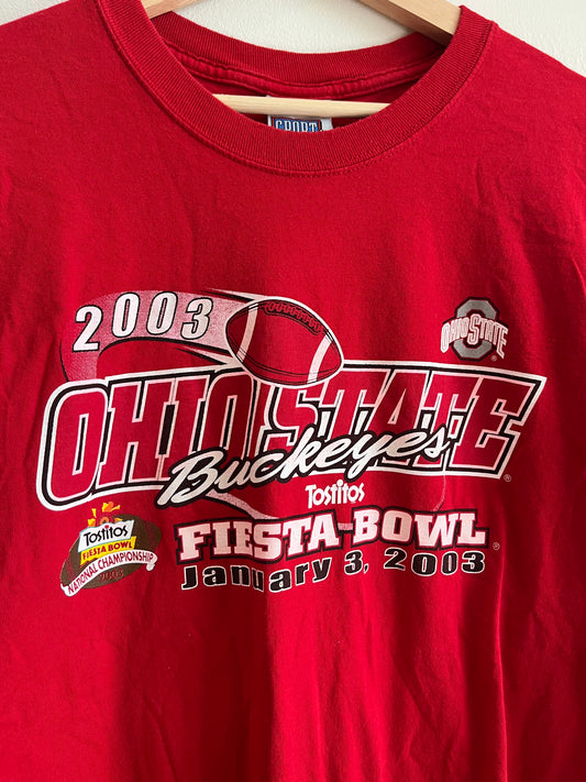 2003 Ohio State Sport Attack Red Tee (XL)