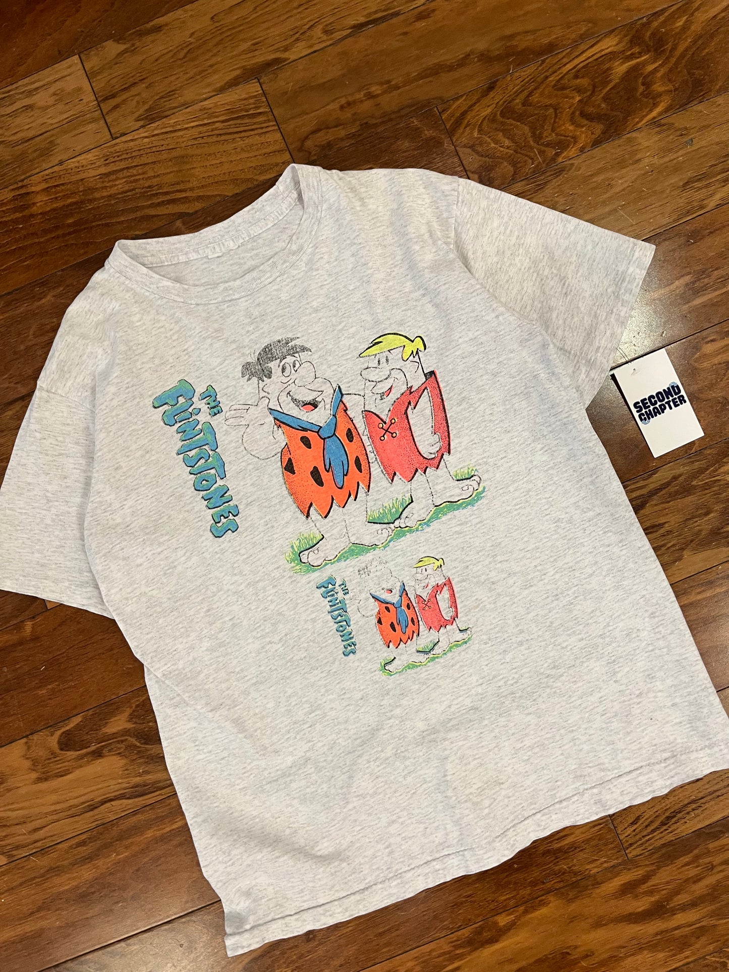 90s The Flintstones Cartoon Tee (M)